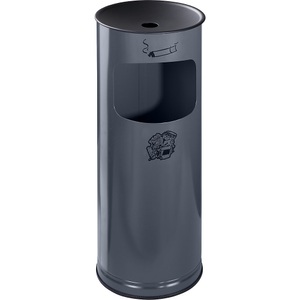 undefined, Sicherheits-Kombiascher, Stahlblech Volumen 17 l, HxØ 610 x 250 mm anthrazit, VAR® Sicherheits-Kombiascher, 17 Liter, anthrazit