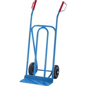 EUROKRAFT, EUROKRAFT Premium-Sackkarre aus Stahl Modell: Ladekarre, Tragfähigkeit 250 kg pannensichere Vollgummibereifung, eurokraft pro Sackkarre aus Stahl, Modell: Ladekarre, Tragfähigkeit 250 kg, pannensichere Vollgummibereifung