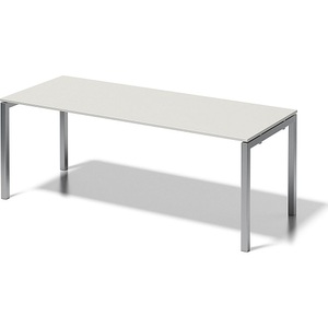 Bisley, BISLEY Schreibtisch CITO, U-Gestell HxBxT 740 x 2000 x 800 mm Gestell silber, Platte grauweiß, BISLEY Schreibtisch CITO, U-Gestell, HxBxT 740 x 2000 x 800 mm, Gestell silber, Platte grauweiß