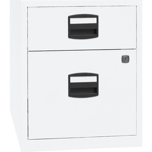 Bisley, BISLEY Mobiler Beistellschrank PFA 1 Schublade, 1 Hängeregistratur verkehrsweiß, BISLEY Mobiler Beistellschrank PFA, 1 Schublade, 1 Hängeregistratur, verkehrsweiß