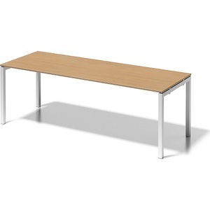 Bisley, BISLEY Schreibtisch CITO, U-Gestell HxBxT 740 x 2200 x 800 mm Gestell weiß, Platte Buche, BISLEY Schreibtisch CITO, U-Gestell, HxBxT 740 x 2200 x 800 mm, Gestell weiß, Platte Buche