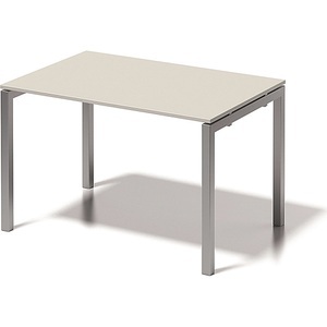 Bisley, BISLEY Schreibtisch CITO, U-Gestell HxBxT 740 x 1200 x 800 mm Gestell silber, Platte grauweiß, BISLEY Schreibtisch CITO, U-Gestell, HxBxT 740 x 1200 x 800 mm, Gestell silber, Platte grauweiß