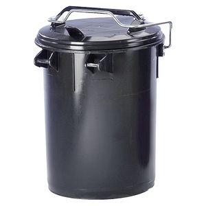 undefined, System-Mülltonne aus Kunststoff, System-Mülltonne aus Kunststoff, Volumen 35 l, HxØ 535 x 455 mm, anthrazit, ab 5 Stk