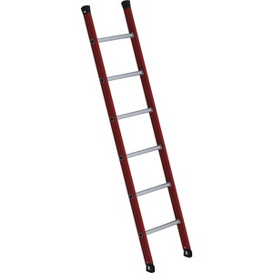 undefined, Kunststoff-Anlegeleiter mit geriffelten Aluminium-Sprossen 6 Sprossen, MUNK Kunststoff-Anlegeleiter, mit geriffelten Aluminium-Sprossen, 6 Sprossen