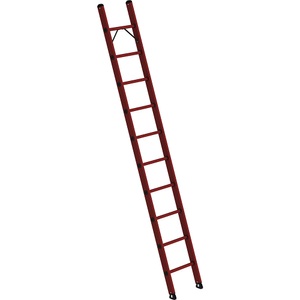 undefined, Vollkunststoff-Anlegeleiter komplett aus GFK 10 Sprossen, MUNK Vollkunststoff-Anlegeleiter, komplett aus GFK, 10 Sprossen