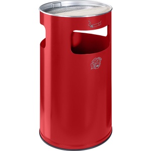 undefined, Kombiascher Volumen 69 l, HxØ 760 x 420 mm, Stahlblech feuerrot, Kombi-Ascher, H 750 mm, rot