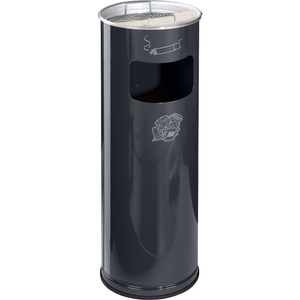 VAR, VAR® Ascher-Abfall-Kombination, Standmodell, 16,7 Liter, schwarzgrau, VAR® Ascher-Abfall-Kombination, Standmodell, 16,7 Liter, schwarzgrau