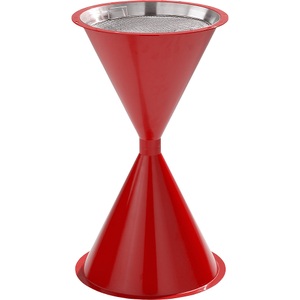 undefined, Kegel-Standascher ohne Dach verkehrsrot, Standascher, aus Kunststoff, rot