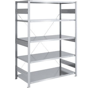 EUROKRAFT, EUROKRAFT Schwerlast-Steckregal, verzinkt Regalhöhe 2000 mm Grundregal, BxT 1300 x 800 mm, eurokraft pro Schwerlast-Steckregal, verzinkt, Regalhöhe 2000 mm, Grundregal, BxT 1300 x 800 mm