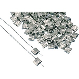 undefined, Plomben Aluminium, VE 2000 Stk 8,5 x 8,5 mm, ratioform Plomben, Aluminium, VE 2000 Stk, 8,5 x 8,5 mm