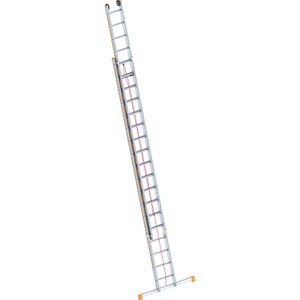 Layher, Layher Alu-Seilzugleiter 2-teilig, ausziehbar, inkl. Traverse 2 x 18 Sprossen, Layher Alu-Seilzugleiter, 2-teilig, ausziehbar, inkl. Traverse, 2 x 18 Sprossen