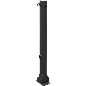 undefined, Absperrpfosten, Ø 76 mm, Eisenglimmer klappbar mit 1 Öse, Schake Absperrpfosten, Ø 76 mm, Eisenglimmer, klappbar, mit 1 Öse