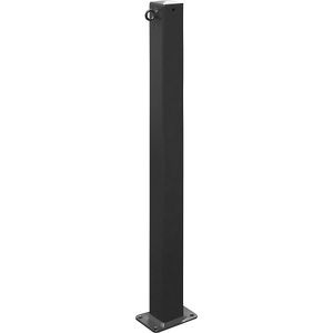 undefined, Absperrpfosten, 70 x 70 mm, Eisenglimmer zum Aufdübeln mit 1 Öse, Schake Absperrpfosten, 70 x 70 mm, Eisenglimmer, zum Aufdübeln, mit 1 Öse