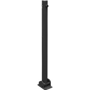 undefined, Absperrpfosten, Ø 60 mm, Eisenglimmer klappbar mit Profilzylinder ohne Öse, Schake Absperrpfosten, Ø 60 mm, Eisenglimmer, klappbar mit Profilzylinder, ohne Öse