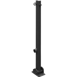 undefined, Absperrpfosten, Ø 60 mm, Eisenglimmer klappbar mit 1 Öse, Schake Absperrpfosten, Ø 60 mm, Eisenglimmer, klappbar, mit 1 Öse