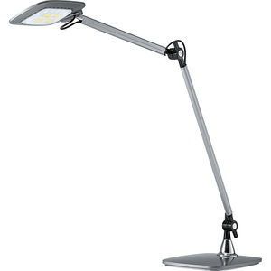 Hansa, Hansa LED-Tischleuchte E-MOTION Sensorschalter, dimmbar, Kopf drehbar, Doppelarm silber, Hansa LED Leuchte, Emotion, 10W, silber, 41-5010.688