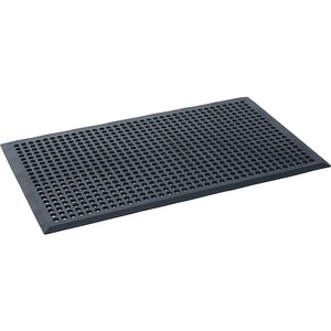 undefined, Bodenmatte Naturgummi schwarz, Industriematte Worksafe, schwarz, 900 x 1500 mm