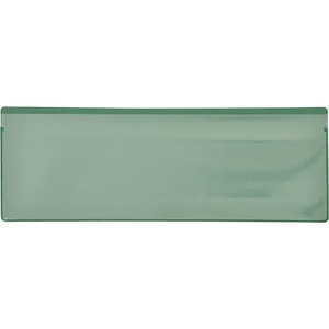 undefined, Etikettentaschen, VE 50 Stk, Etikettentaschen, VE 50 Stk, mit Magnetstreifen, BxH 220 x 80 mm, VDA, grün