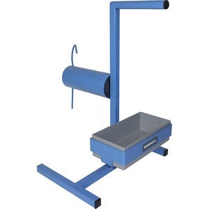 EUROKRAFT, EUROKRAFT Abroller für Polyester-Kraftband tragbar mit Ablagefach für Bandbreite 13 - 19 mm, ratioform Bandabroller für PET-Kraftbänder, für Bandbreite 13 - 19 mm, tragbar, mit Ablagefach