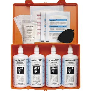undefined, Erste-Hilfe-Set Augen-Sofortspülung in Kunststoffbox mit Wandhalterung, VE 4 Stk, SÖHNGEN Erste-Hilfe-Set, Augen-Sofortspülung, in Kunststoffbox mit Wandhalterung, VE 4 Stk