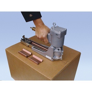 undefined, Kartonverschlusshefter TOP pneumatisch mit Schnellkupplung Ladekapazität 120 Klammern, ratioform Handverschlusshefter, für Blindheftung, pneumatisch für Klammern 18 mm