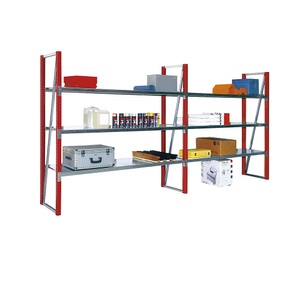 EUROKRAFT, EUROKRAFT Großfachregal, farbig HxT 2510 x 500 mm Anbauregal Blau RAL 5010, 