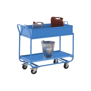 EUROKRAFT ACTIVE GREEN, EUROKRAFT ACTIVE GREEN Tischwagen mit Wanne, abnehmbar lichtblau, eurokraft pro Tischwagen, mit Wanne, abnehmbar, lichtblau