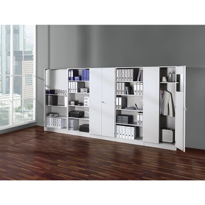 undefined, FINO - Büroregal 2 Fachböden, Breite 406 mm weiß, Hammerbacher Regal 3FH Weiß 406 x 400 x 1.270 mm