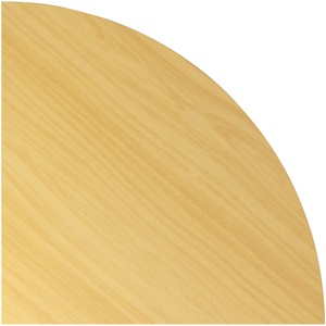 Jungheinrich PROFISHOP, Eckwinkel Akzent, 4-Fuss Gestell, BxT 800 x 800 mm, Buche, Hammerbacher Verkettungsplatte Eckwinkel rund VHE91/6 Serie H Buche 800 x 800 x 680 mm