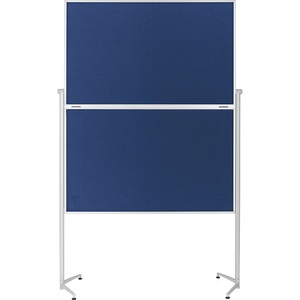 magnetoplan, magnetoplan Moderationstafel EVOLUTION plus klappbar Filz blau, Magnetop Design-Moderatorentafel, Filz blau, klappbar, 1151303