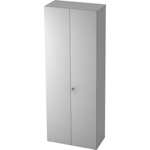 office akktiv, office akktiv ANNY - Garderobenschrank 2 Fachböden, 1 Kleiderstange lichtgrau / lichtgrau, 