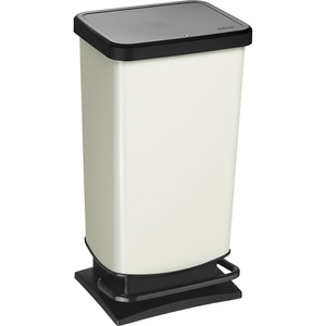 rothopro, rothopro Tretabfalleimer Volumen 40 l, BxHxT 353 x 676 x 295 mm weiß, Rotho PASO 40 l Treteimer