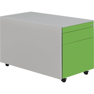 mauser, mauser Schubladencontainer mit Rollen HxT 520 x 800 mm, 1 Materialschub, 1 Hängeregistratur weißaluminium / gelbgrün / weißaluminium, mauser Schubladencontainer mit Rollen, HxT 520 x 800 mm, 1 Materialschub, 1 Hängeregistratur, weißaluminium / gelbgrün / weißaluminium