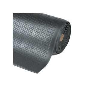undefined, Arbeitsplatzmatte, PVC Breite 910 mm, pro lfd. m schwarz, Anti-Ermüdungsmatte, 2-lagig, PVC/PU, 910 mm x lfm, schwarz