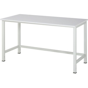 RAU, RAU Werktisch, höhenverstellbar Melamin-Platte Breite 1500 mm, RAU Arbeitstisch für Arbeitsplatzsystem Serie 900, Höhe 825 - 1025 mm, Spanplatte MF-beschichtet, Breite 1500 mm