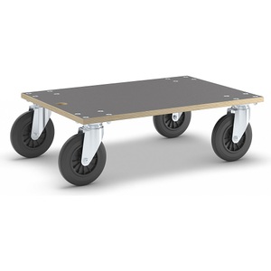 undefined, Transportroller aus Filmsiebdruckplatte rechteckig, mit FSC®-Zertifizierung LxBxH 780 x 590 x 265 mm, Tragfähigkeit 750 kg, Transporthilfe MaxiGrip 1148