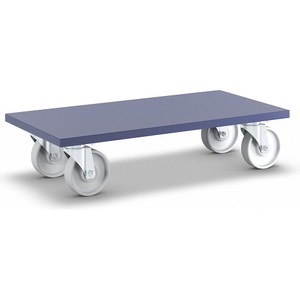 undefined, Möbelroller LxBxH 600 x 300 x 145 mm, VE 2 Stk Polypropylen-Rollen, BASIC Transportroller, Tragkraft 350 kg, Polypropylen-Bereifung, 2 Stk./VE