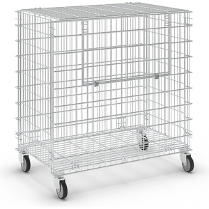 undefined, Ballwagen abschließbar Füllhöhe 870 mm, Lager- und Transportwagen XXL, HxBxT 1.000 x 1.040 x 610 mm