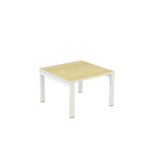 Paperflow, Paperflow Empfangstresen Braun 600 x 600 x 400 mm, Paperflow Beistelltisch easyDesk®, HxBxT 400 x 600 x 600 mm, Buche-Dekor