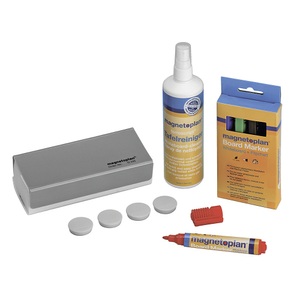 magnetoplan, magnetoplan Zubehörset, mini für Whiteboard Löscher, Reiniger, Marker, Magnete, MAGNETOPLAN Zubehör-Set mini 12299N f. Whiteboard