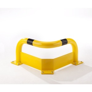 undefined, Rammschutz-Ecke mit Unterfahrschutz Höhe 350 mm, Eck-Schutzbügel mit Unterfahrschutz, Innenbereich, HxB 350 x 600 mm
