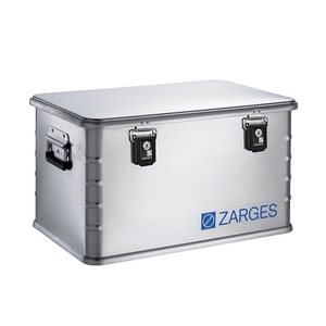 Zarges, ZARGES Alu-Kombi-Box Mini Plus, Inhalt 60 l Außen-LxBxH 600 x 400 x 330 mm, Gewicht 4,5 kg, ZARGES Eurobox, mit Klappverschluss, LxBxH 600 x 400 x 330 mm, 60 Liter