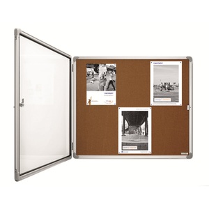 magnetoplan, magnetoplan Schaukasten SP Kork Kapazität 12 x DIN A4, Magnetop Innenschaukasten Kork, 12 x A4, 1120mm x 1085mm, 1215324