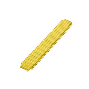 Verbindungsleiste, gelb LxBxH 910 x 100 x 13 mm Verbindungsleiste gelb, genoppt