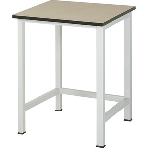 RAU, RAU Werktisch, höhenverstellbar MDF-Platte Breite 750 mm, RAU Arbeitstisch für Arbeitsplatzsystem Serie 900, Höhe 825 - 1025 mm, MDF-Platte, Breite 750 mm