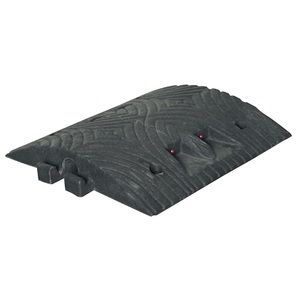 undefined, Fahrbahnschwelle Modell 5-RE Normelement schwarz, Fahrbahnschwelle Recycling, < 10 km/h, Grundelement, schwarz