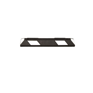 undefined, Radstopp LxBxH 900 x 150 x 100 mm schwarz / weiß reflektierend, Parkplatzbegrenzung Park-It®, LxB 900 x 150 mm, schwarz-weiss