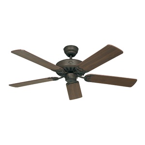 undefined, Deckenventilator CLASSIC ROYAL Rotorblatt-Ø 1320 mm Nussbaum / braun antik / bronze, CasaFan Classic Royal 132 BA Deckenventilator 59 W (Ø x H) 132 cm x 230 mm Braun