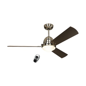 undefined, Deckenventilator LIBECCIO mit Fernbedienung Kirschbaum / Ahorn / Wenge / Astpinie / Chrom gebürstet, Deckenventilator Libeccio Chrom mit Licht