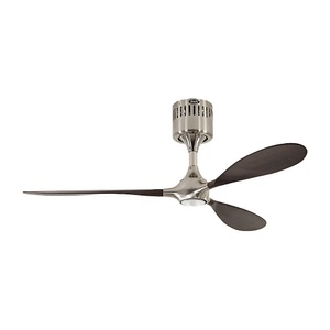 undefined, Deckenventilator HELICO PADDEL mit Fernbedienung Nussbaum / Chrom gebürstet, Deckenventilator HELICO PADDEL, mit Fernbedienung, Nussbaum / Chrom gebürstet